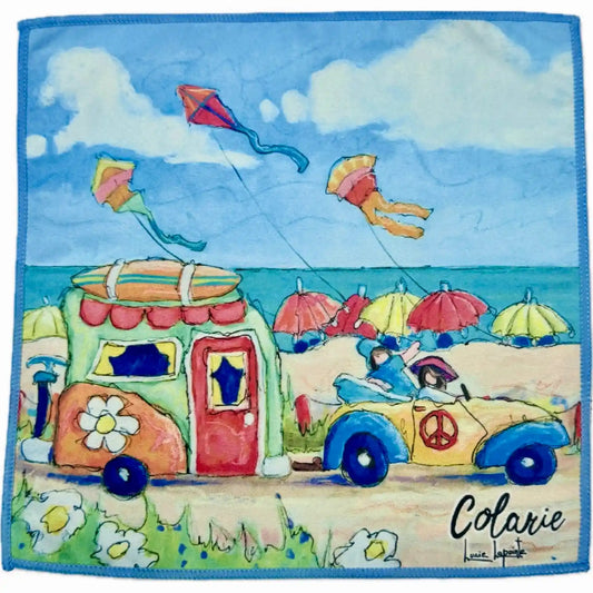 Débarbouillette "Le camping"