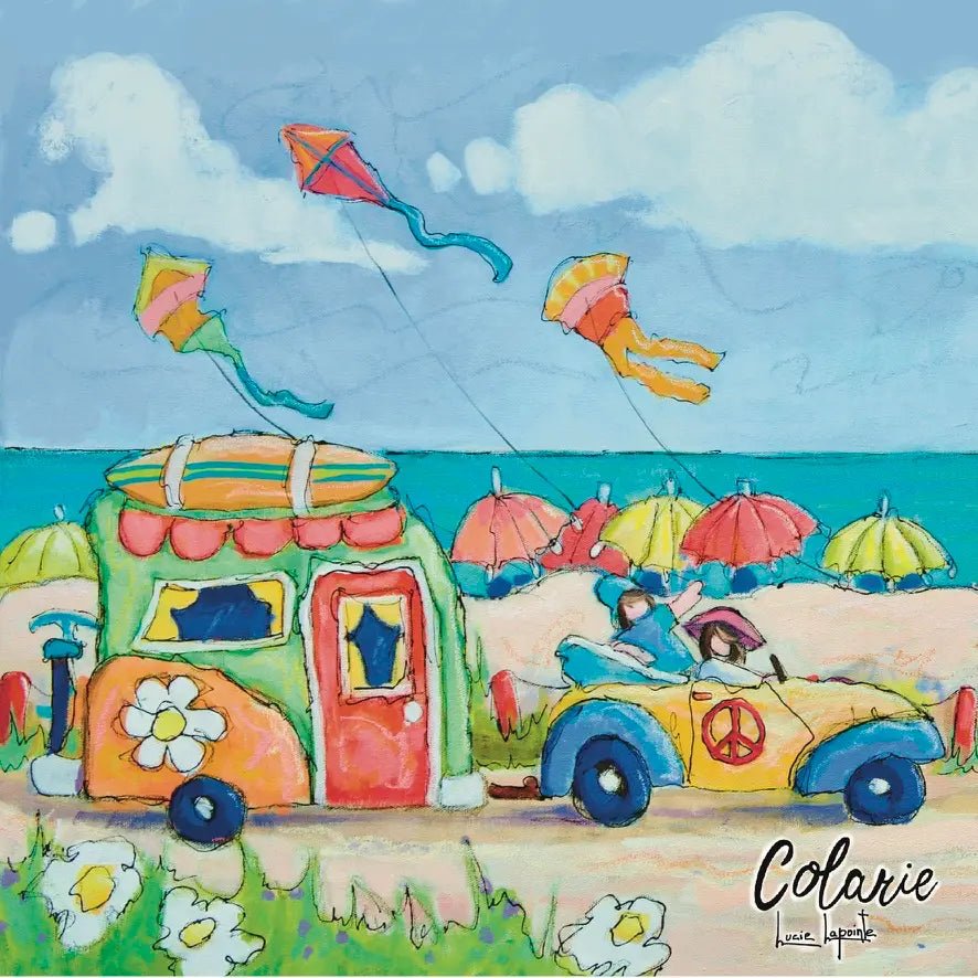 Débarbouillette "Le camping" - Colarie