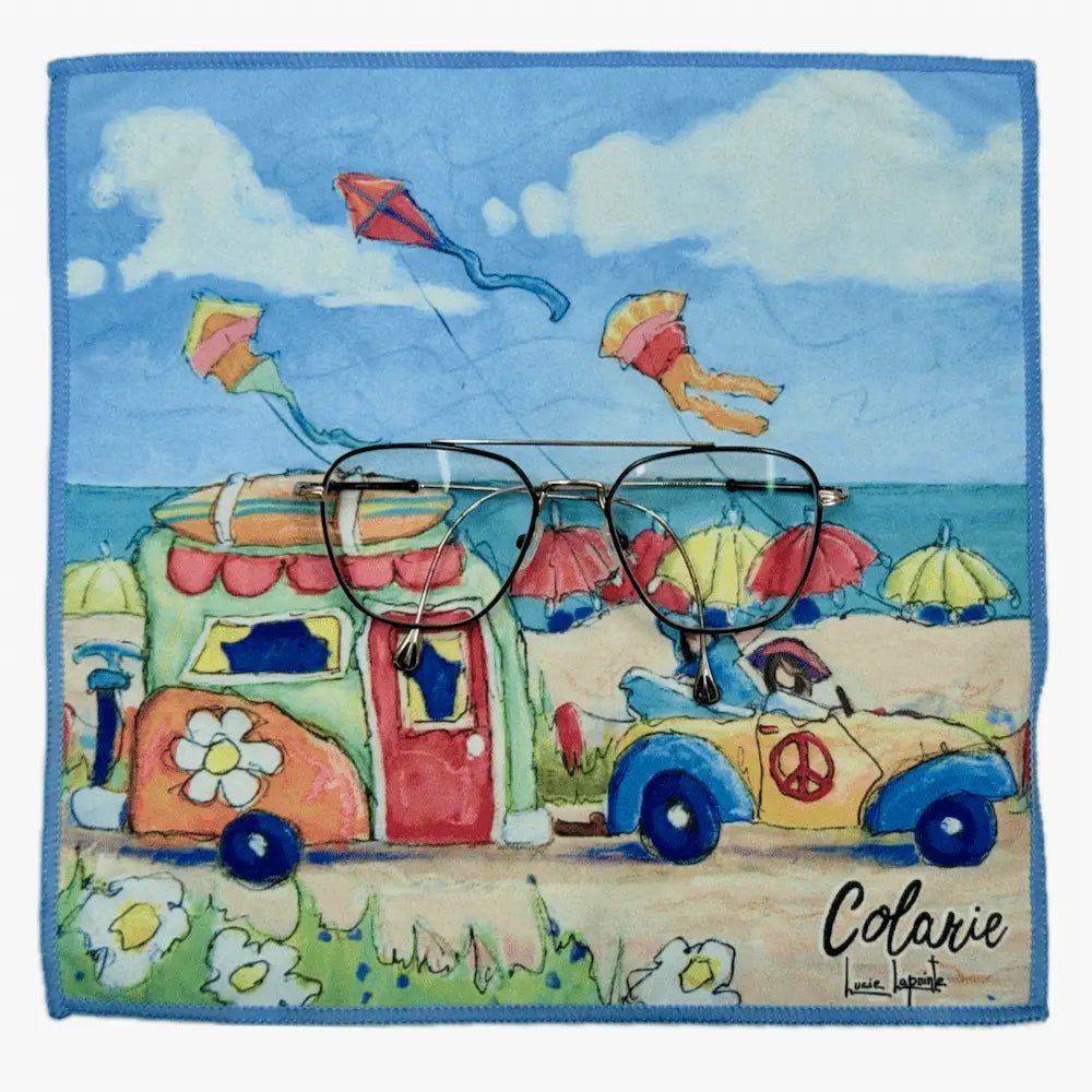 Débarbouillette "Le camping" - Colarie