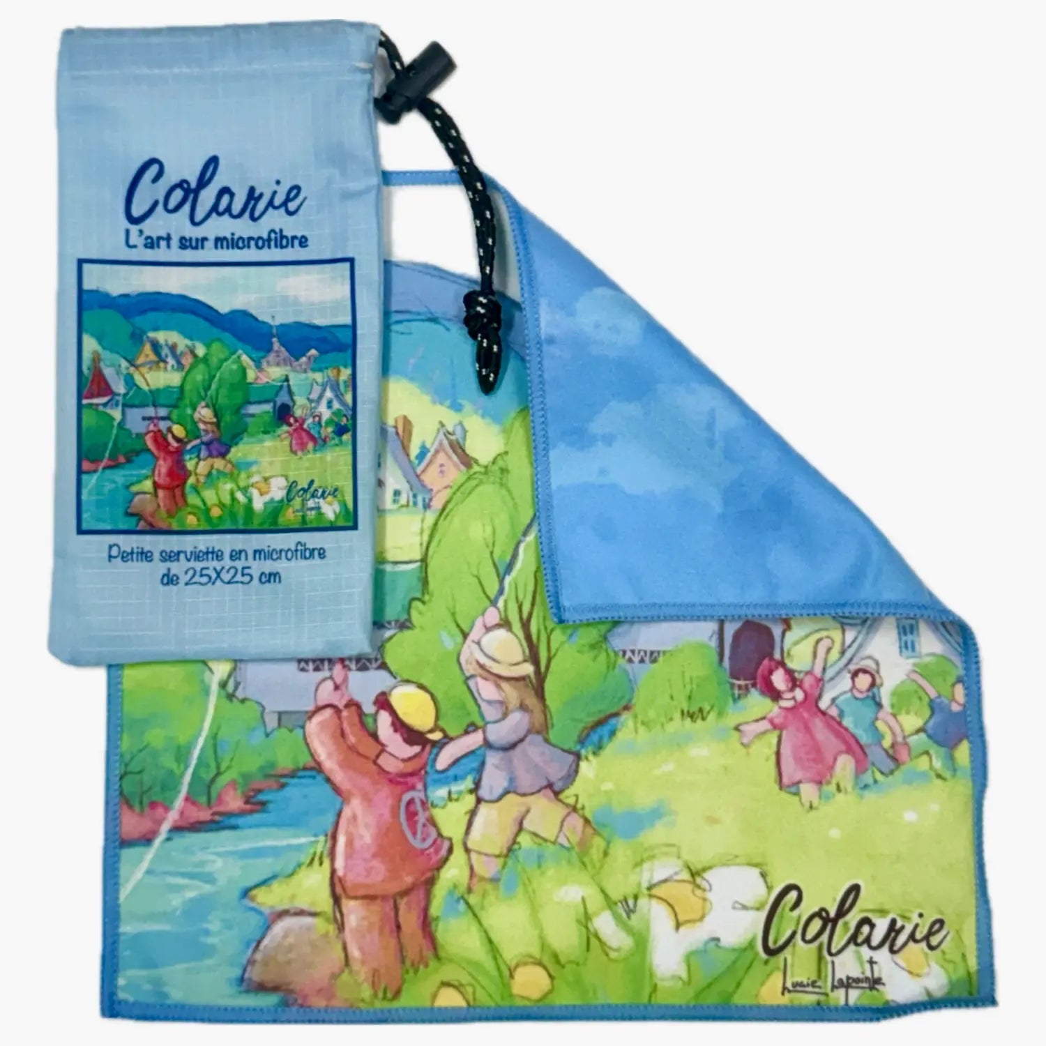 Débarbouillette "Le pont couvert" - Colarie