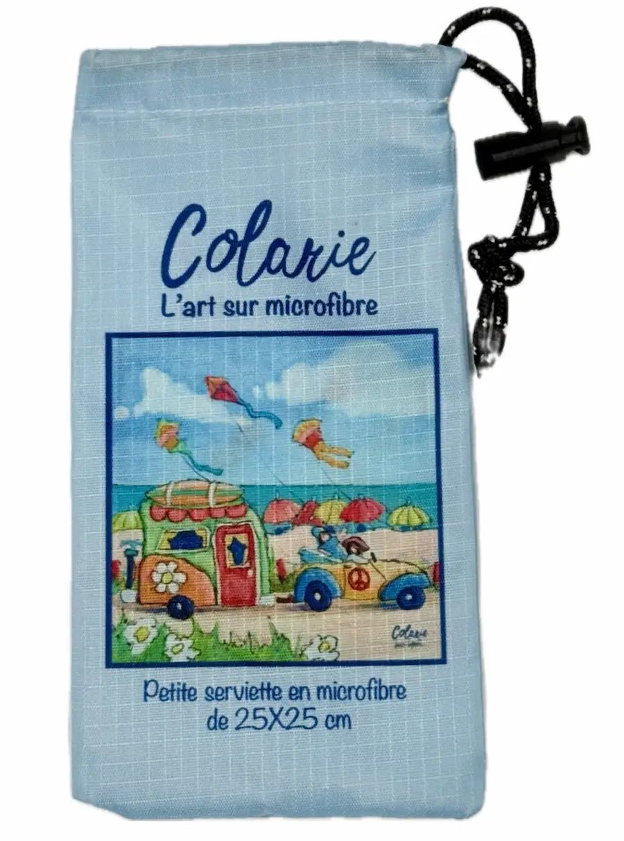 Débarbouillette "Le camping" - Colarie