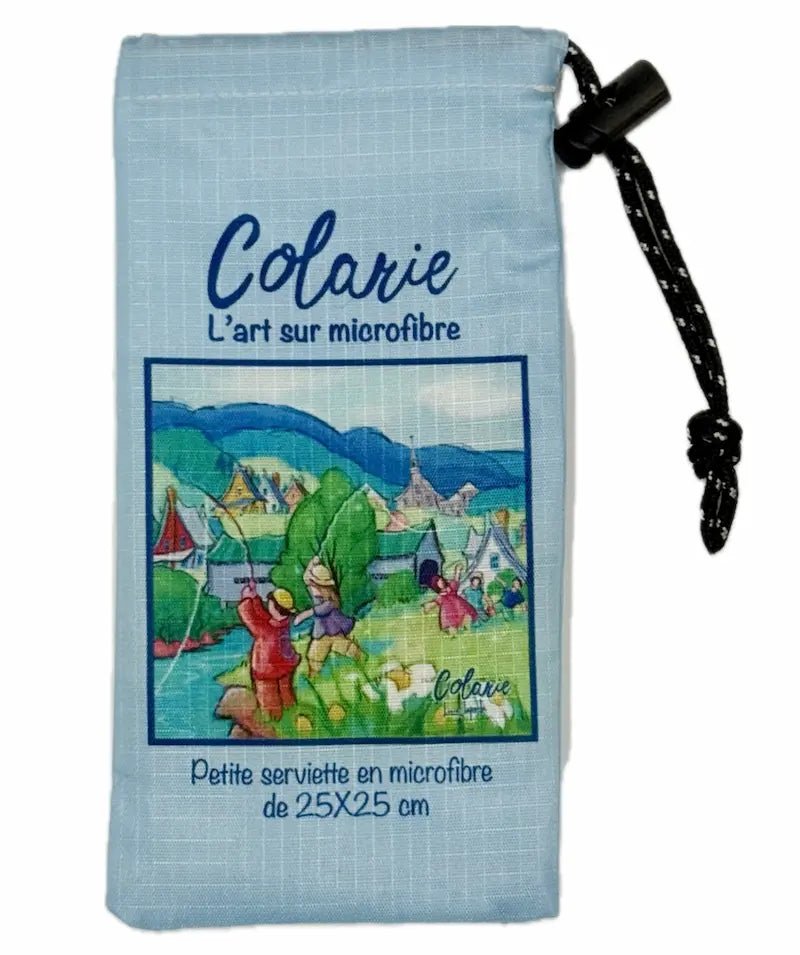 Débarbouillette "Le pont couvert" - Colarie