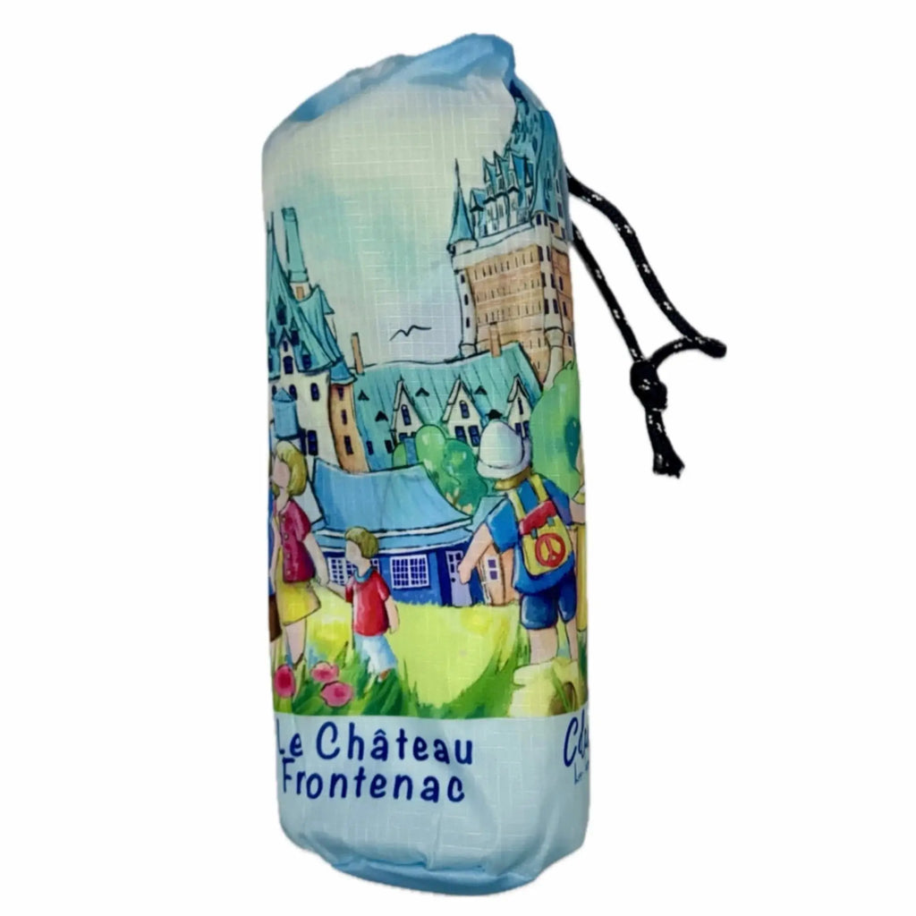 Serviette de plage XXL Château Frontenac – Vieux - Québec – 90×180cm - Colarie