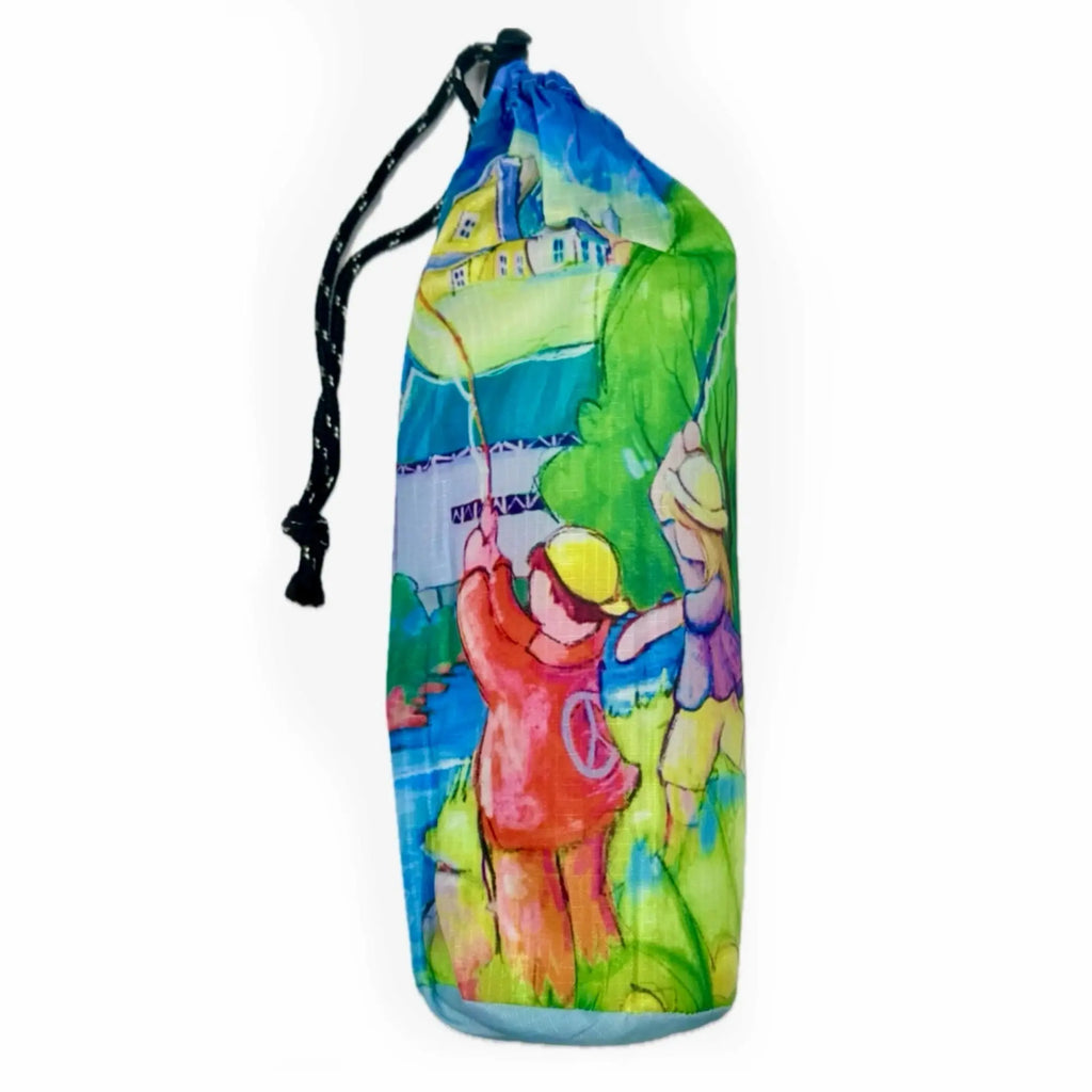 Serviette en microfibre "Le pont couvert" - Colarie
