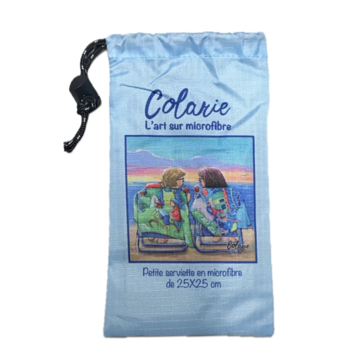 Débarbouillette Soirée Parfaite – Coucher de soleil romantique – Assortie à la serviette XXL - Colarie