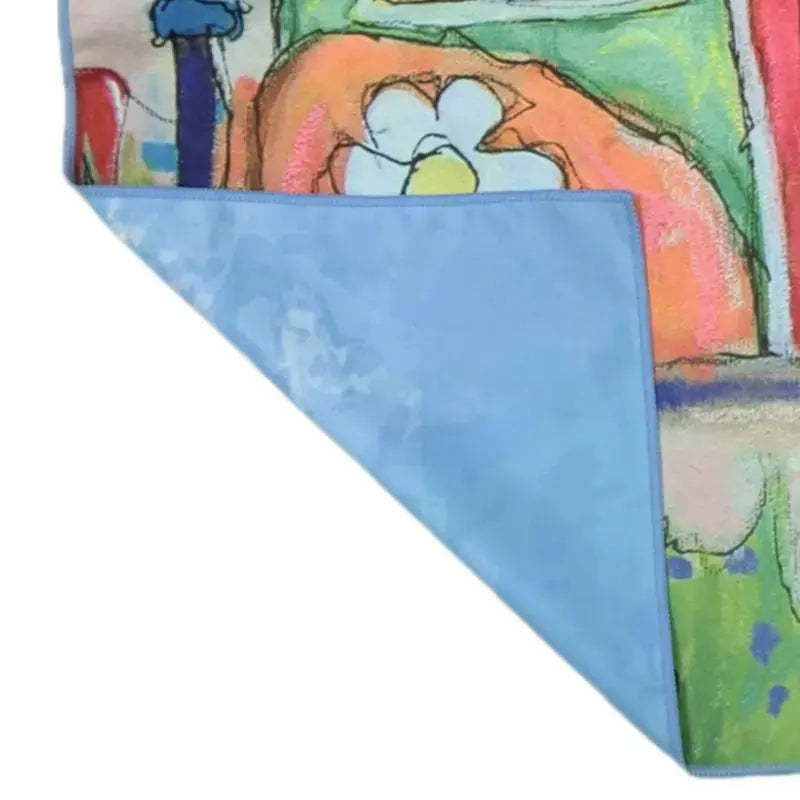 Serviette en microfibre "Le camping" - Colarie