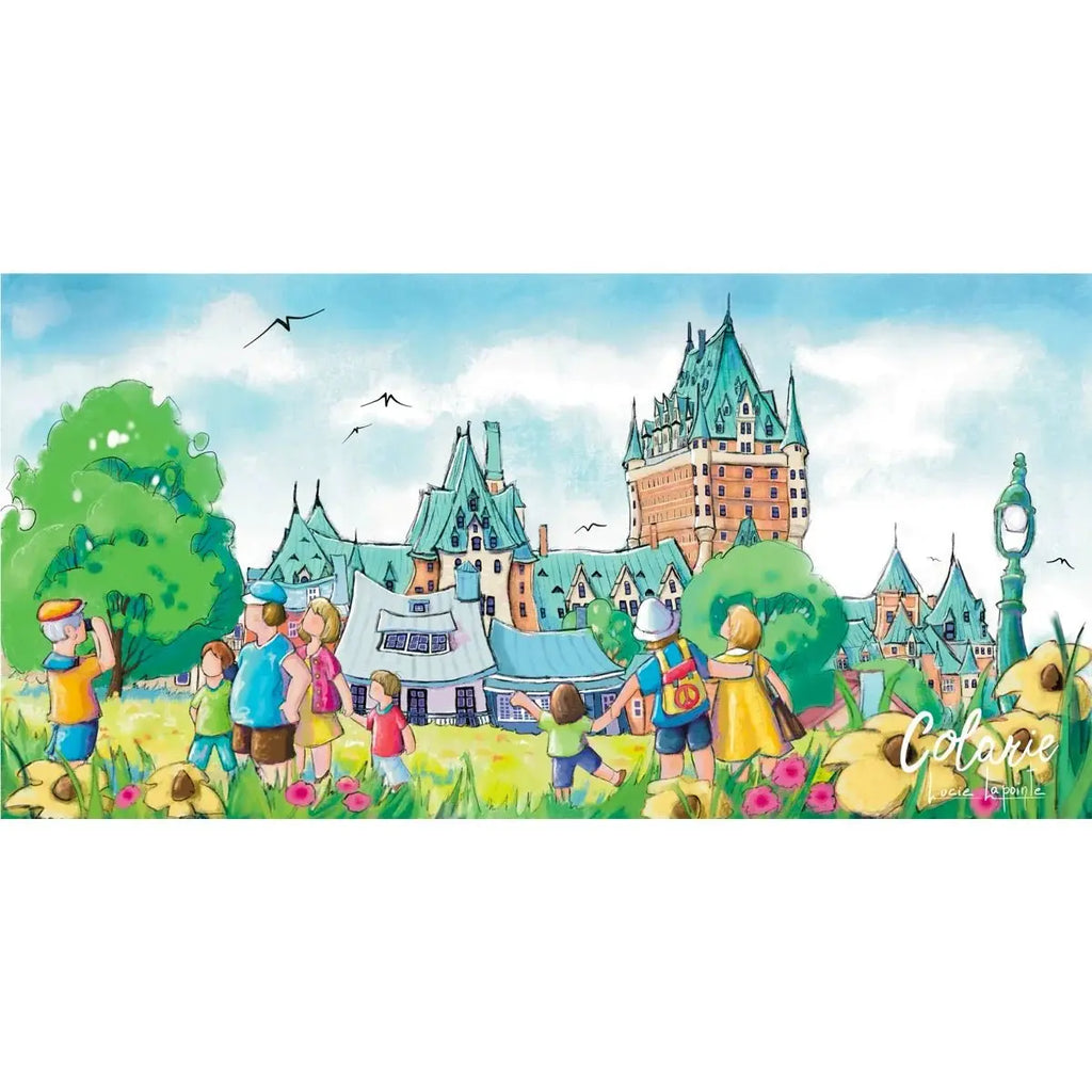 Serviette en microfibre "Le Chateau Frontenac" - Colarie