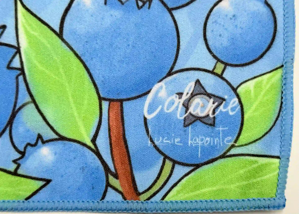Serviette en microfibre-Les Bleuets